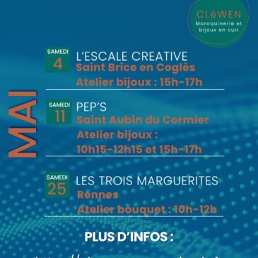 Ateliers du moi de mai clewen