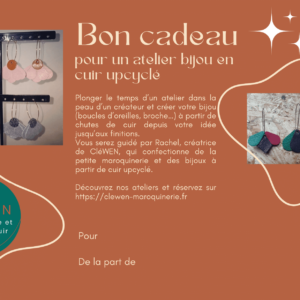 Bon cadeau atelier bijou